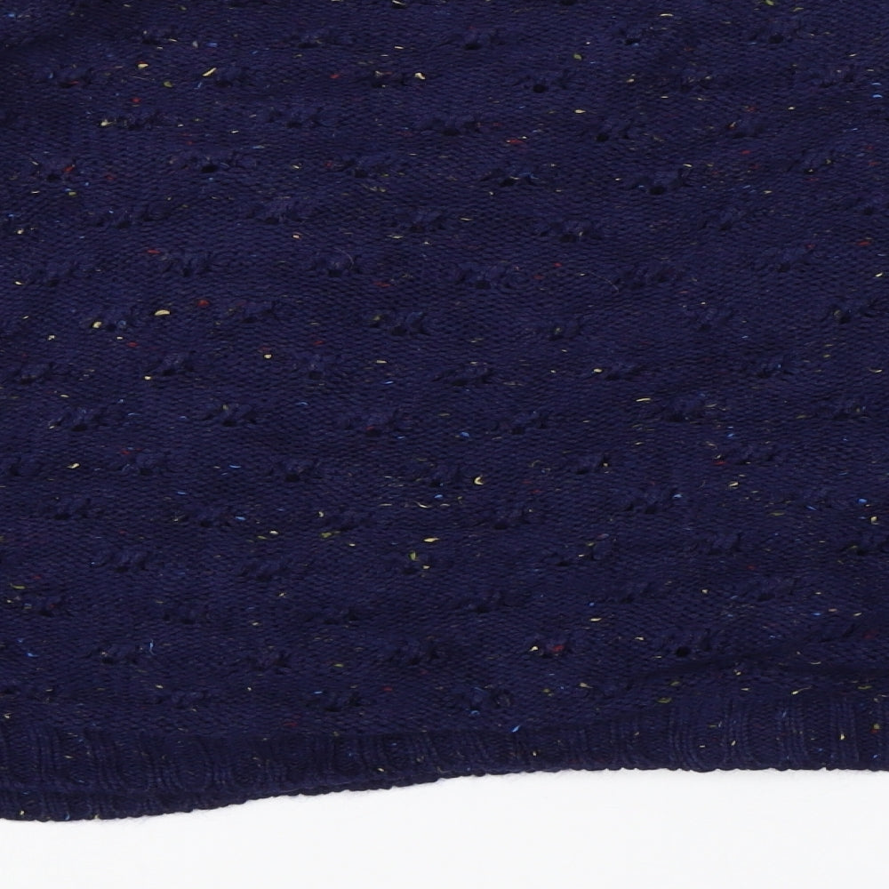 M&Co Womens Blue Pullover Jumper Size L