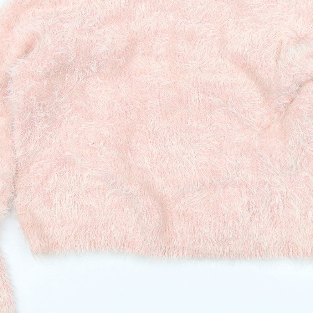 Yumi Girls Pink Pullover Jumper Size 13-14 Years