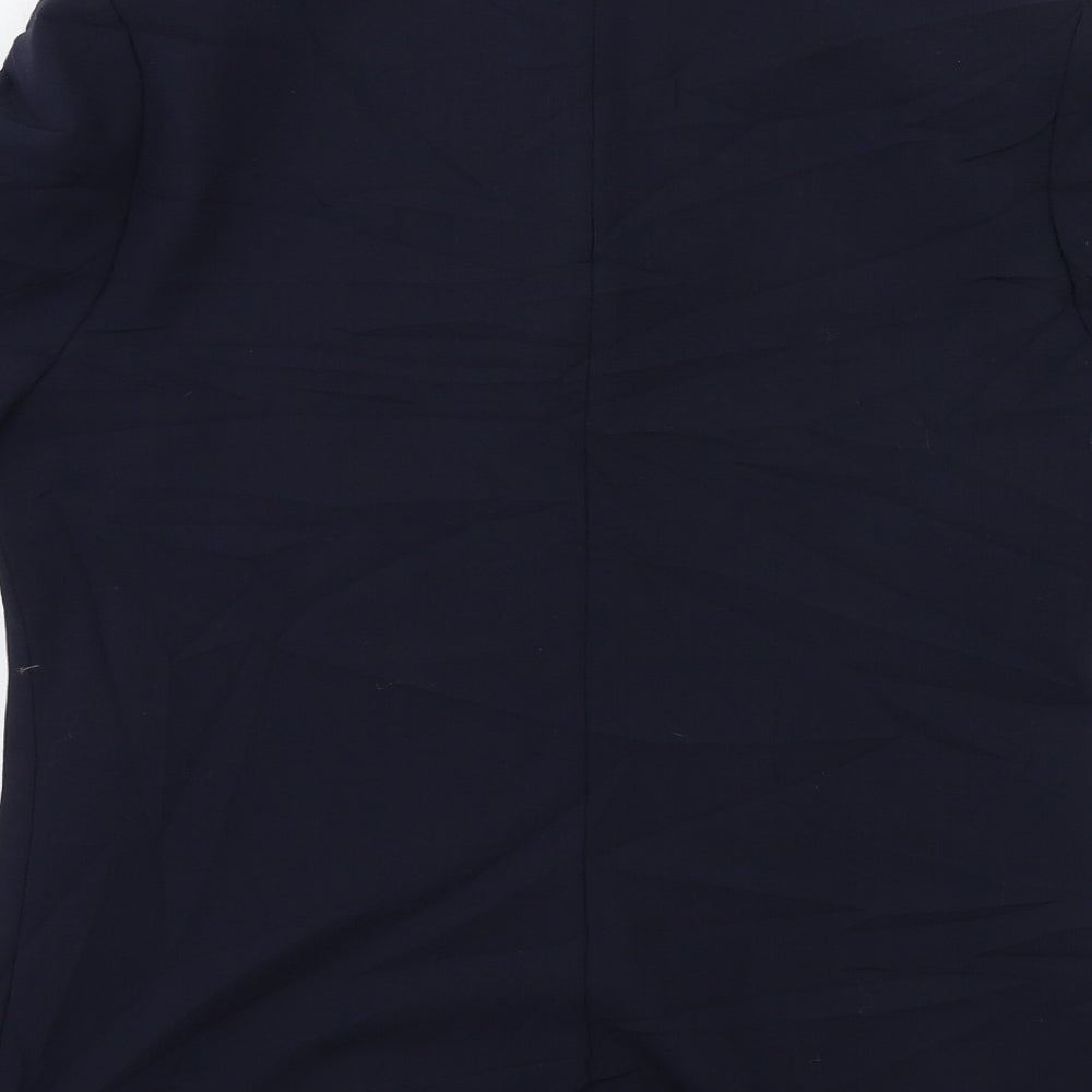 Kello Womens Blue Jacket Blazer Size M