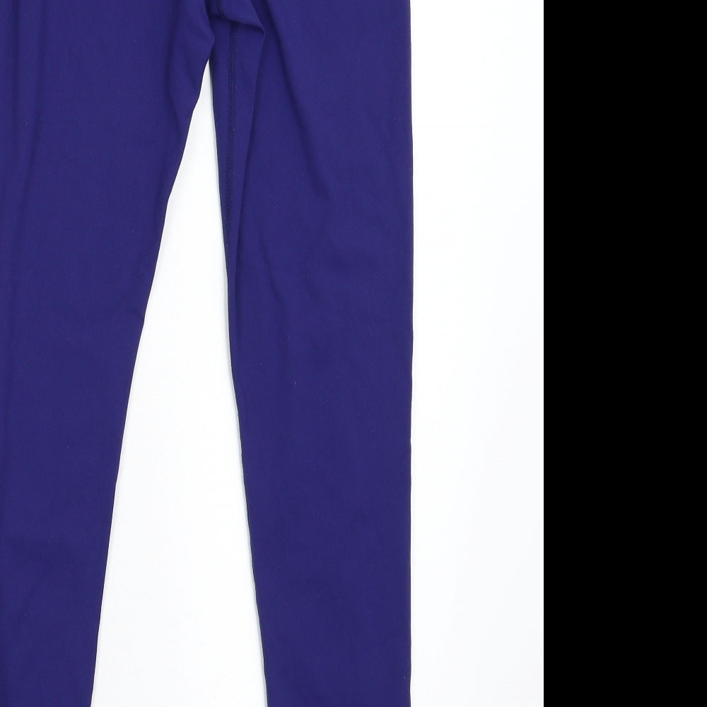 Queenieke Womens Blue Cropped Leggings Size S L26 in