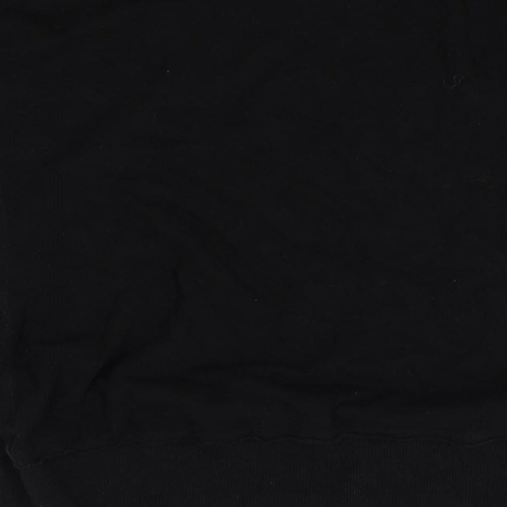 Love me Womens Black Pullover Jumper Size L