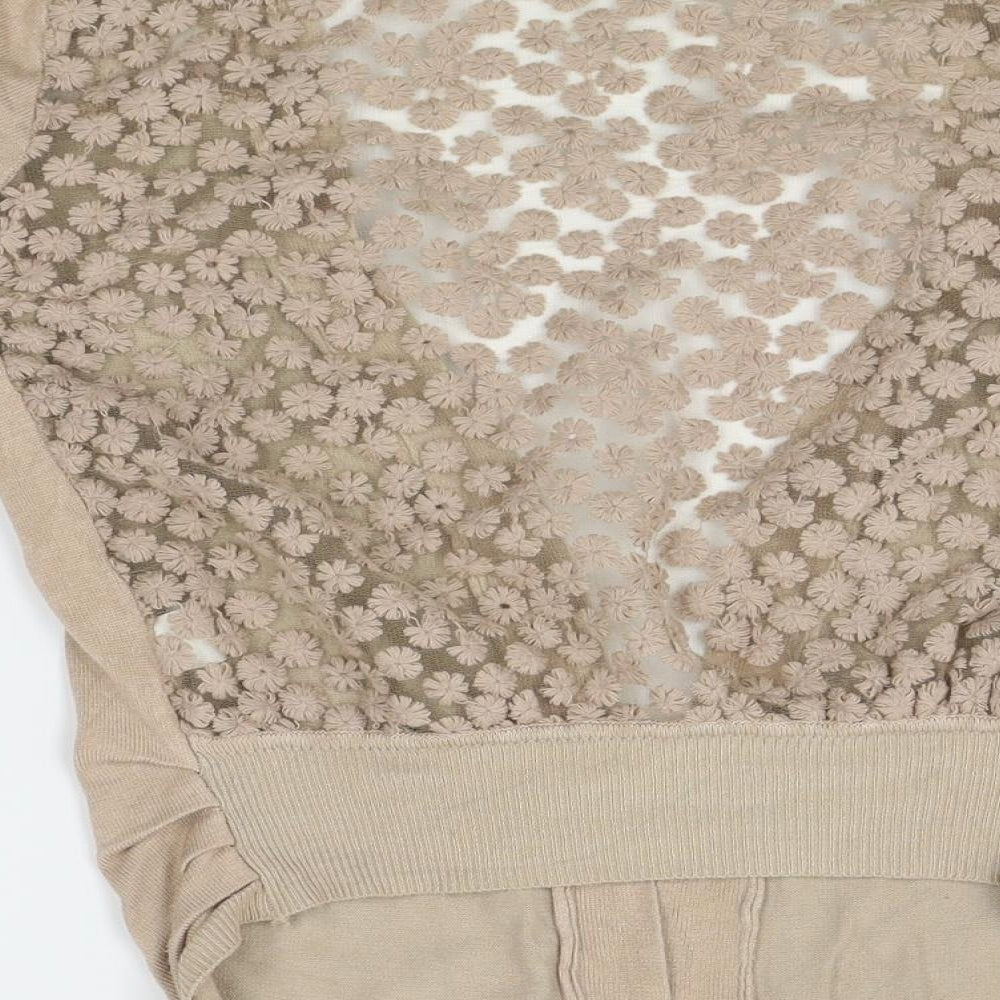 Mirumi Womens Beige Cardigan Jumper Size M