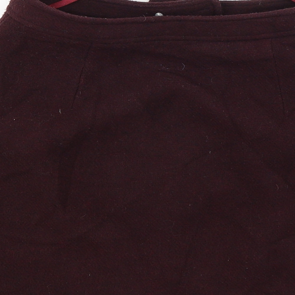 New Look Womens Red Straight & Pencil Skirt Size 6