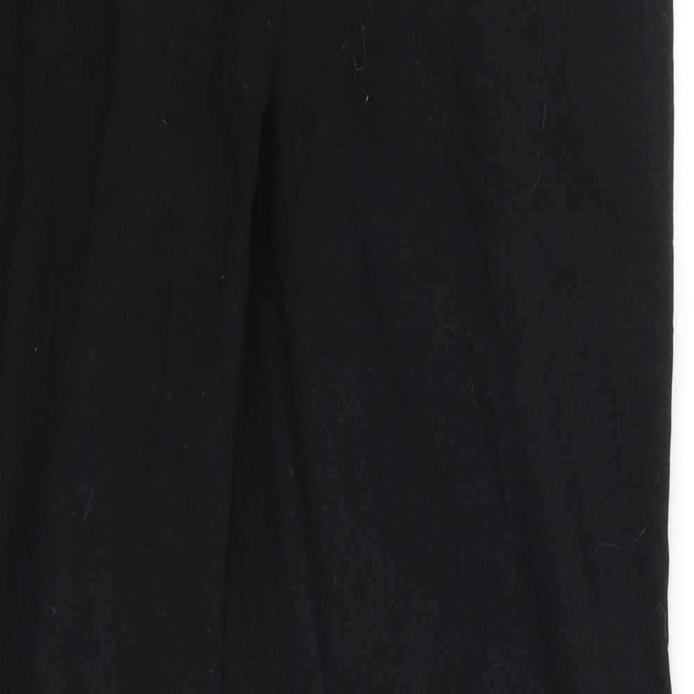 Classics Womens Black Trousers Size 10 L26 in