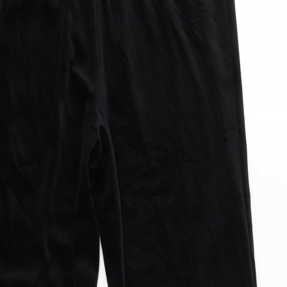 Canda Womens Black Sweatpants Trousers Size 16 L25 in