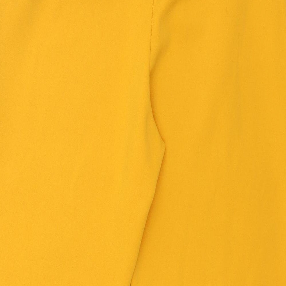 Juliet Womens Yellow Trousers Size 10 L25 in