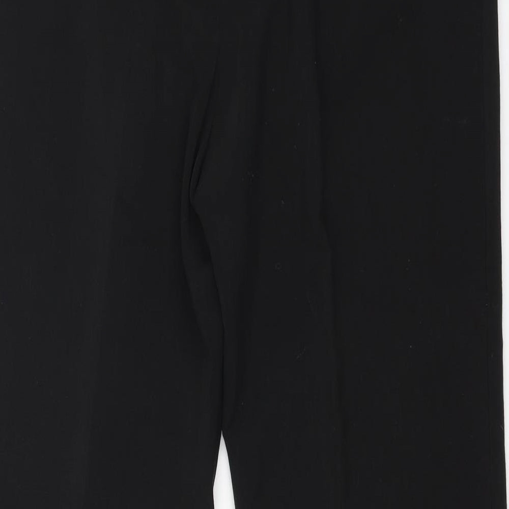 Mia Moda Womens Black Dress Pants Trousers Size 12 L27 in