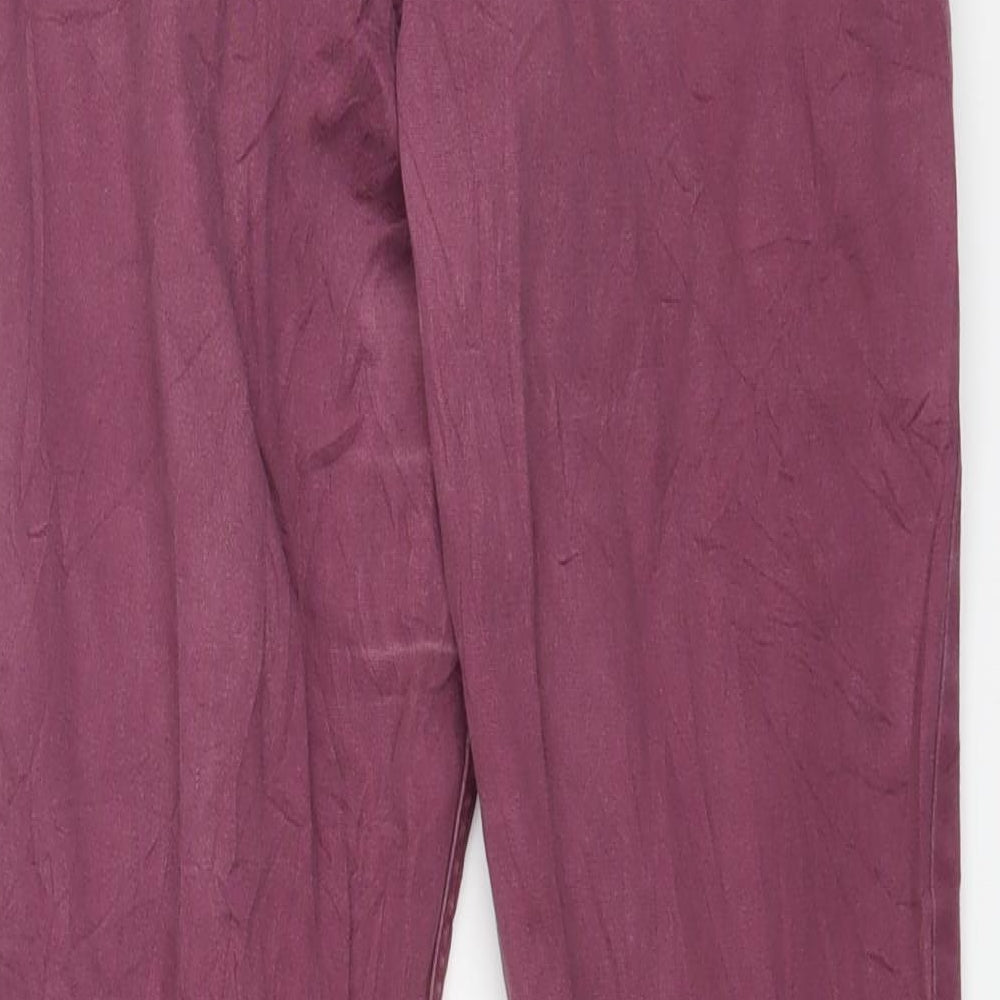 Rainbow Womens Purple Trousers Size 10 L26 in