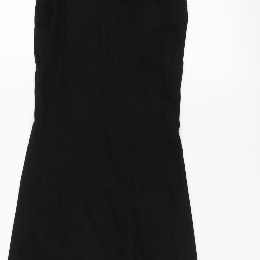 Brand and care label for Mexx women’s black a-line, size XS