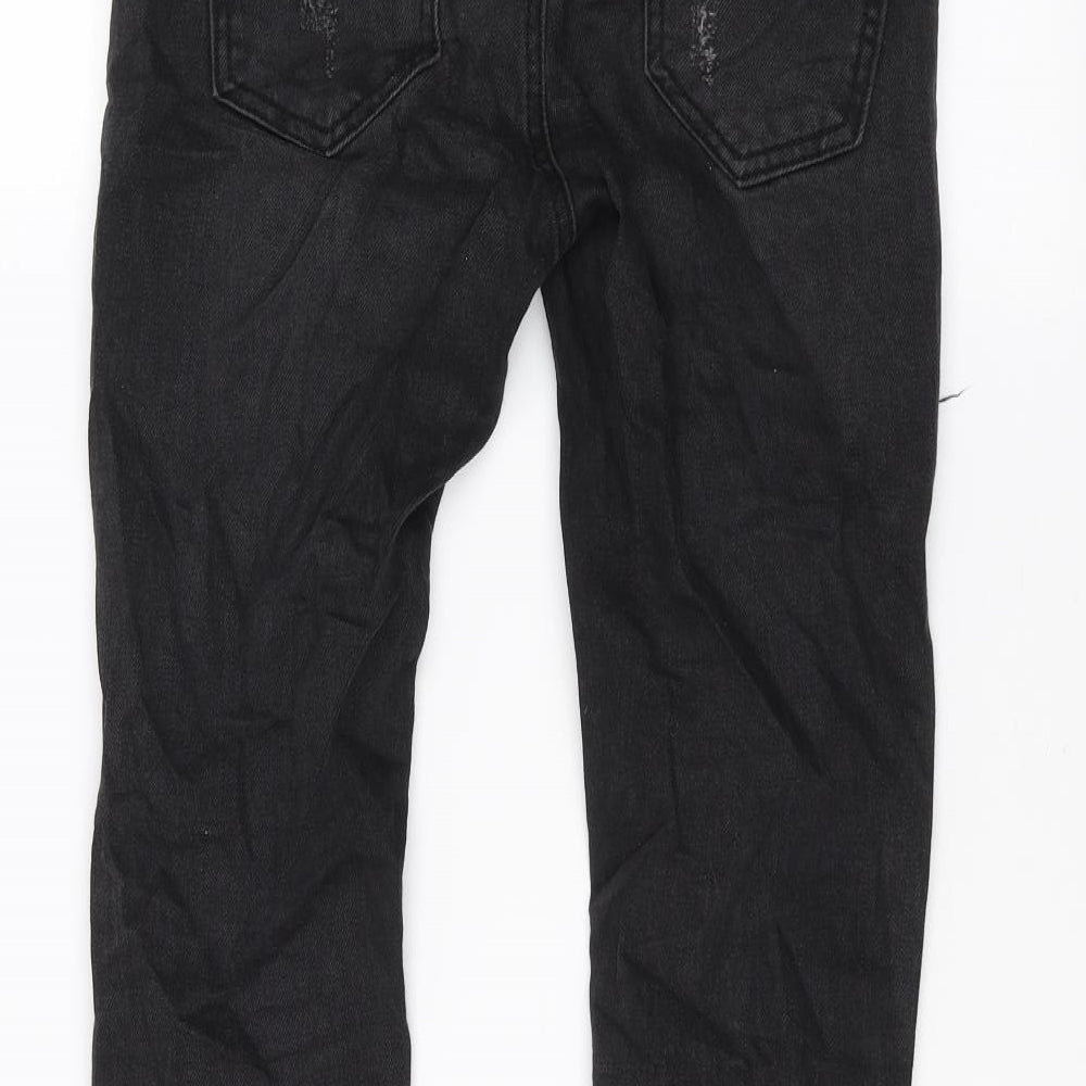 Preworn Womens Black Straight Jeans Size M L29 in