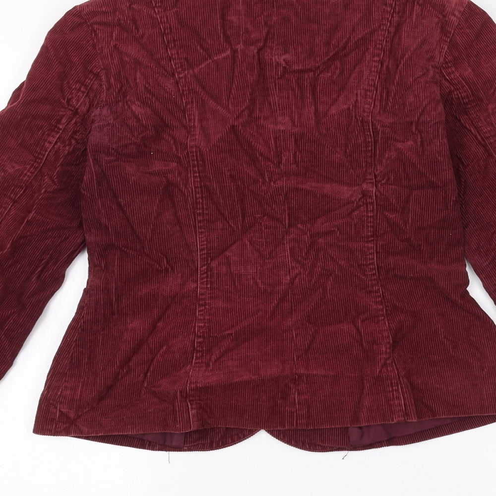 H&M Womens Red Jacket Size 6