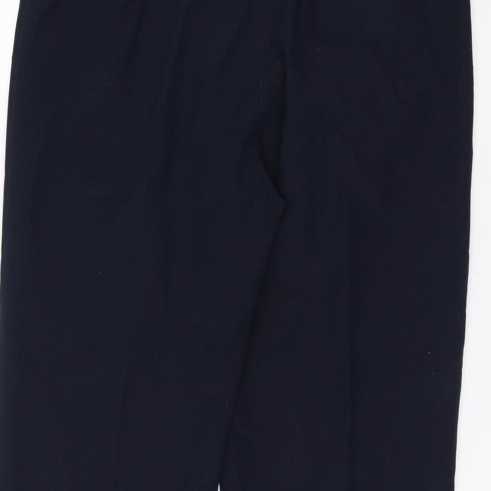 peter martin Womens Blue Trousers Size 18 L27 in