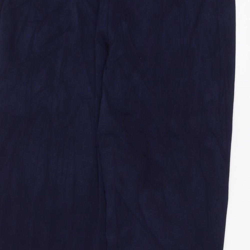 Susan Graver Womens Blue Trousers Size M L26 in