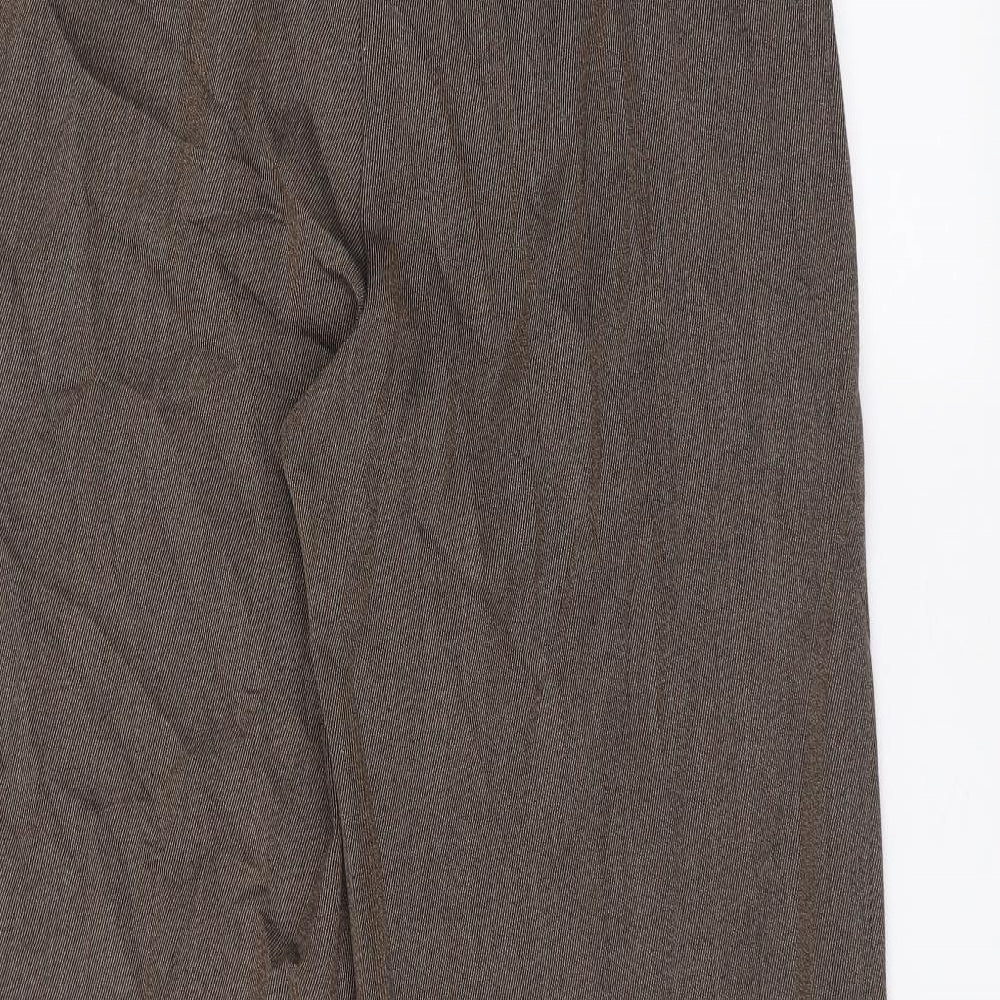 Dialogue Womens Brown Trousers Size L L28 in