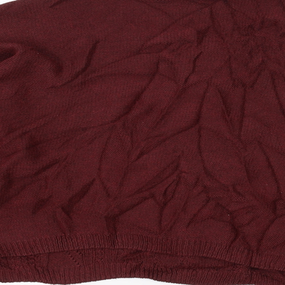 sweete Womens Red Pullover Jumper One Size