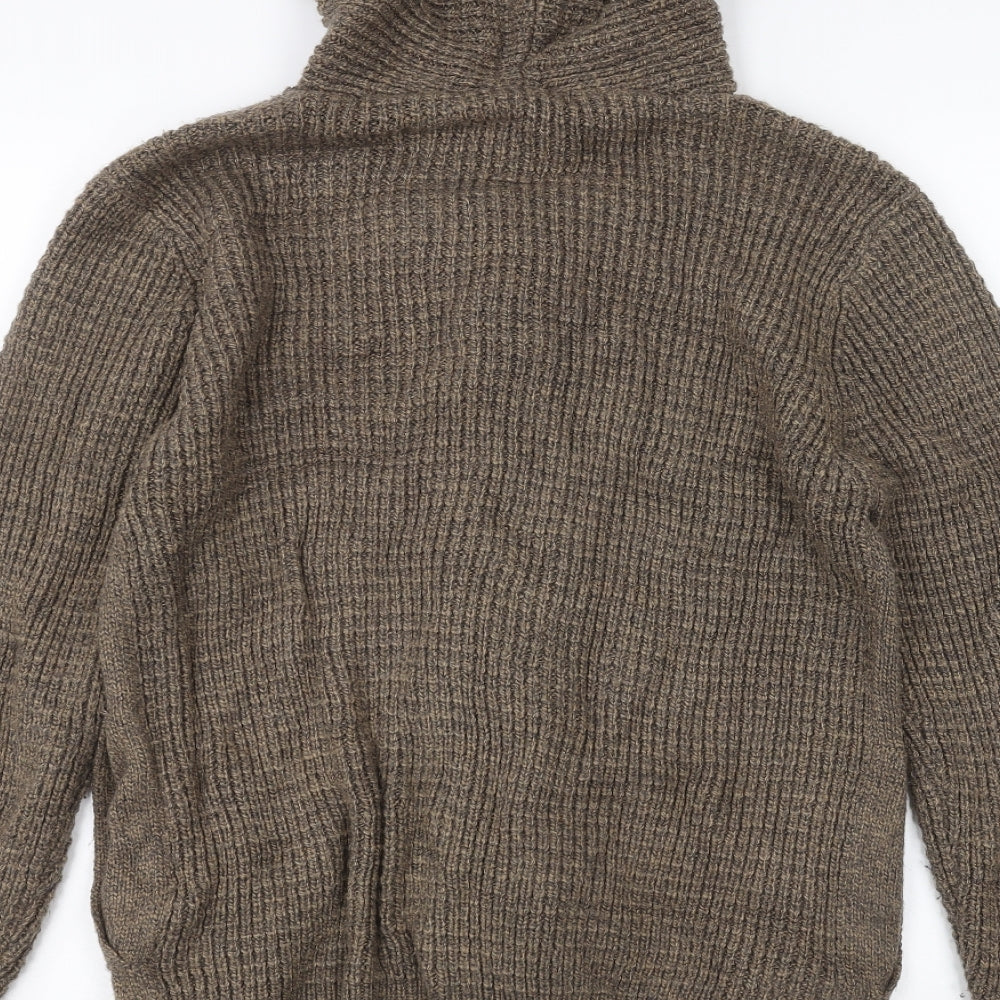 Preworn Womens Brown Jacket Coatigan Size XL