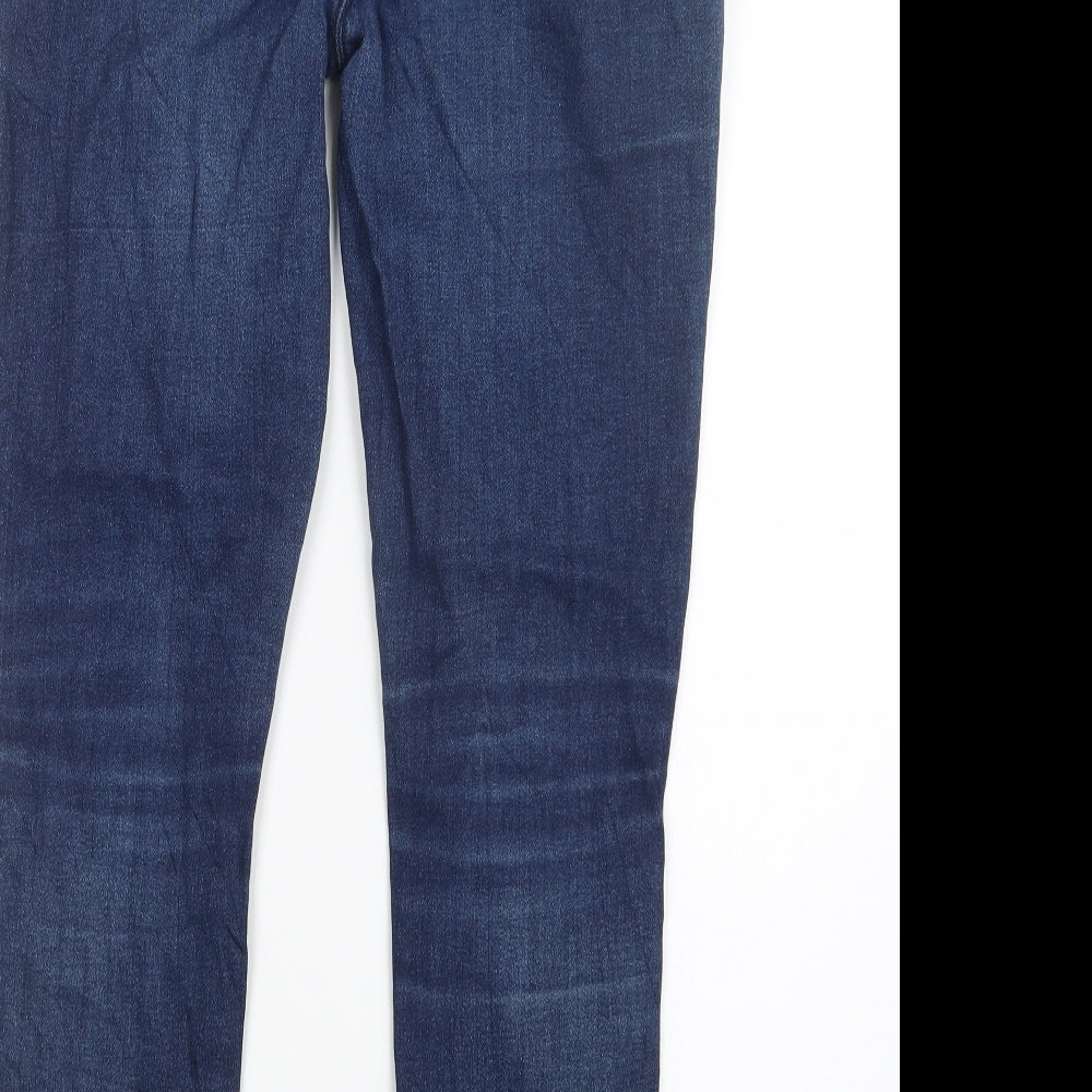 Principles Womens Blue Denim Straight Jeans Size 8 L28 in