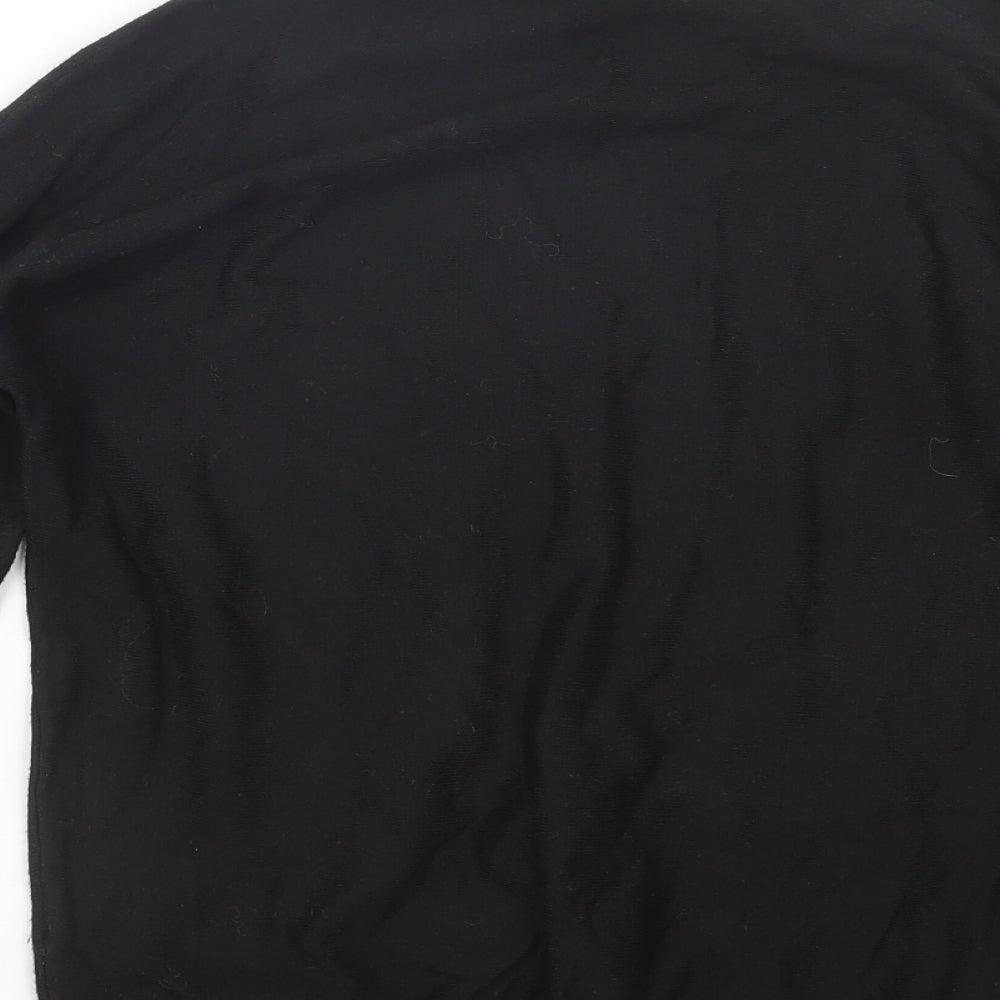 Primark Womens Black Knit Pullover Jumper Size 10