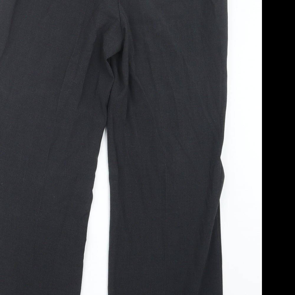 Marks and Spencer Womens Grey Trousers Size 14 L28 in