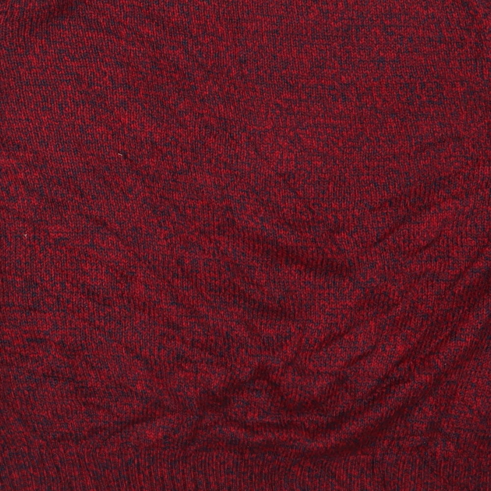 H&M Womens Red Pullover Jumper Size M