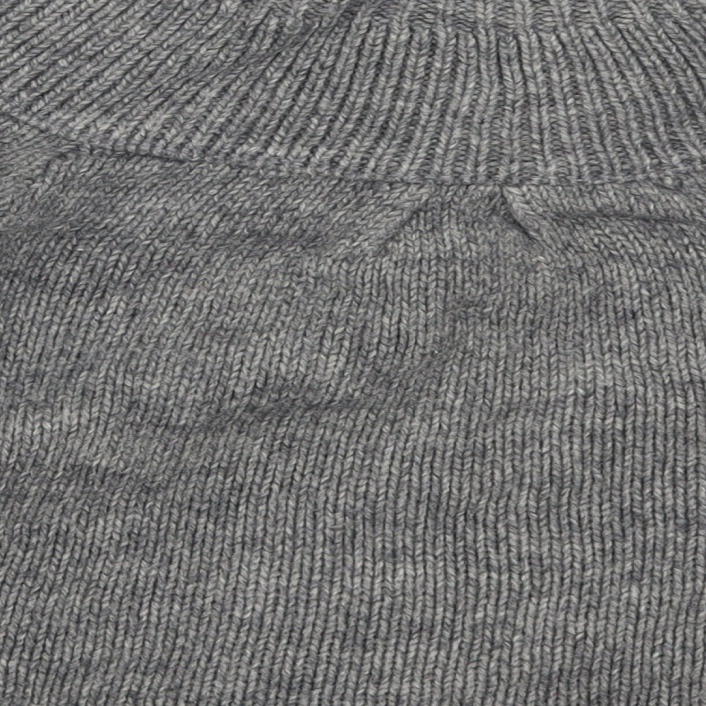 Debenhams Womens Grey Knit Cardigan Jumper Size 10