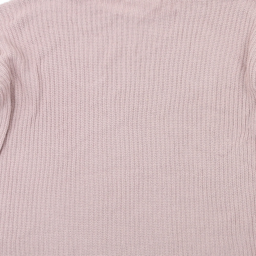 In the Style Womens Pink Knit Jumper Dress Size 6