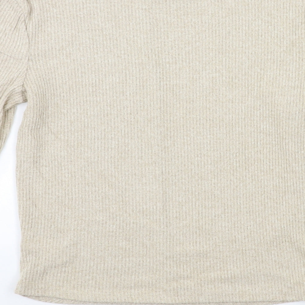 Primark Womens Beige Pullover Jumper Size 12