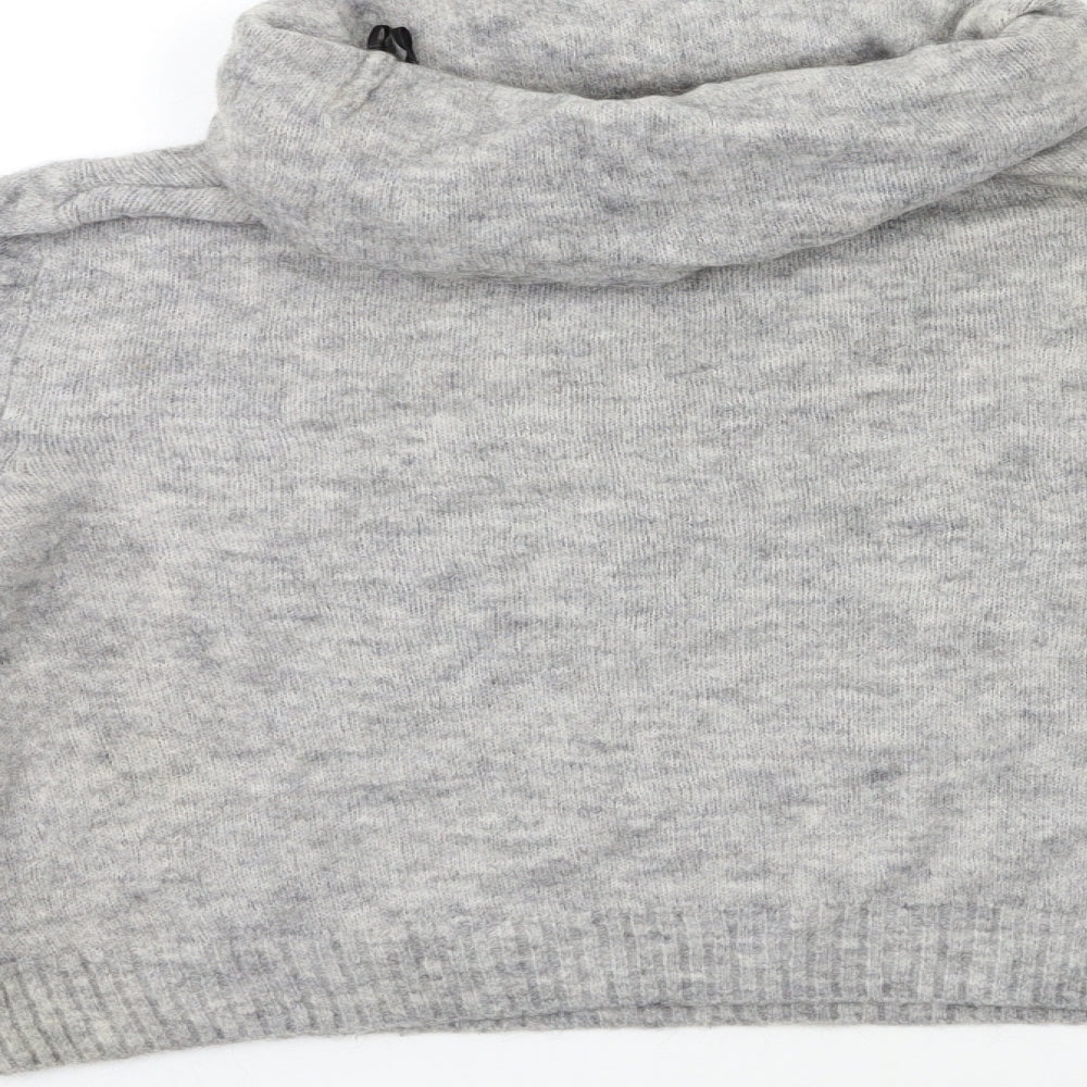 H&M Womens Grey Knit Pullover Jumper Size XS