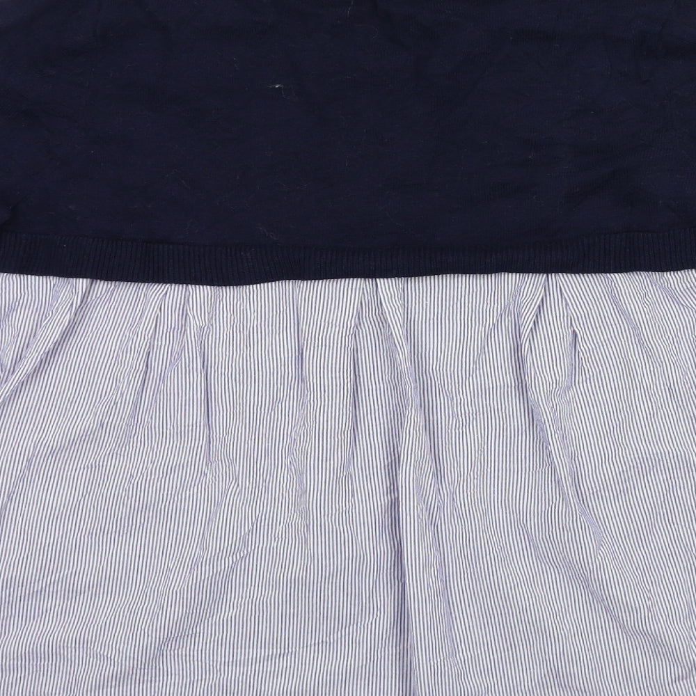 Oasis Womens Blue Knit Pullover Jumper Size S