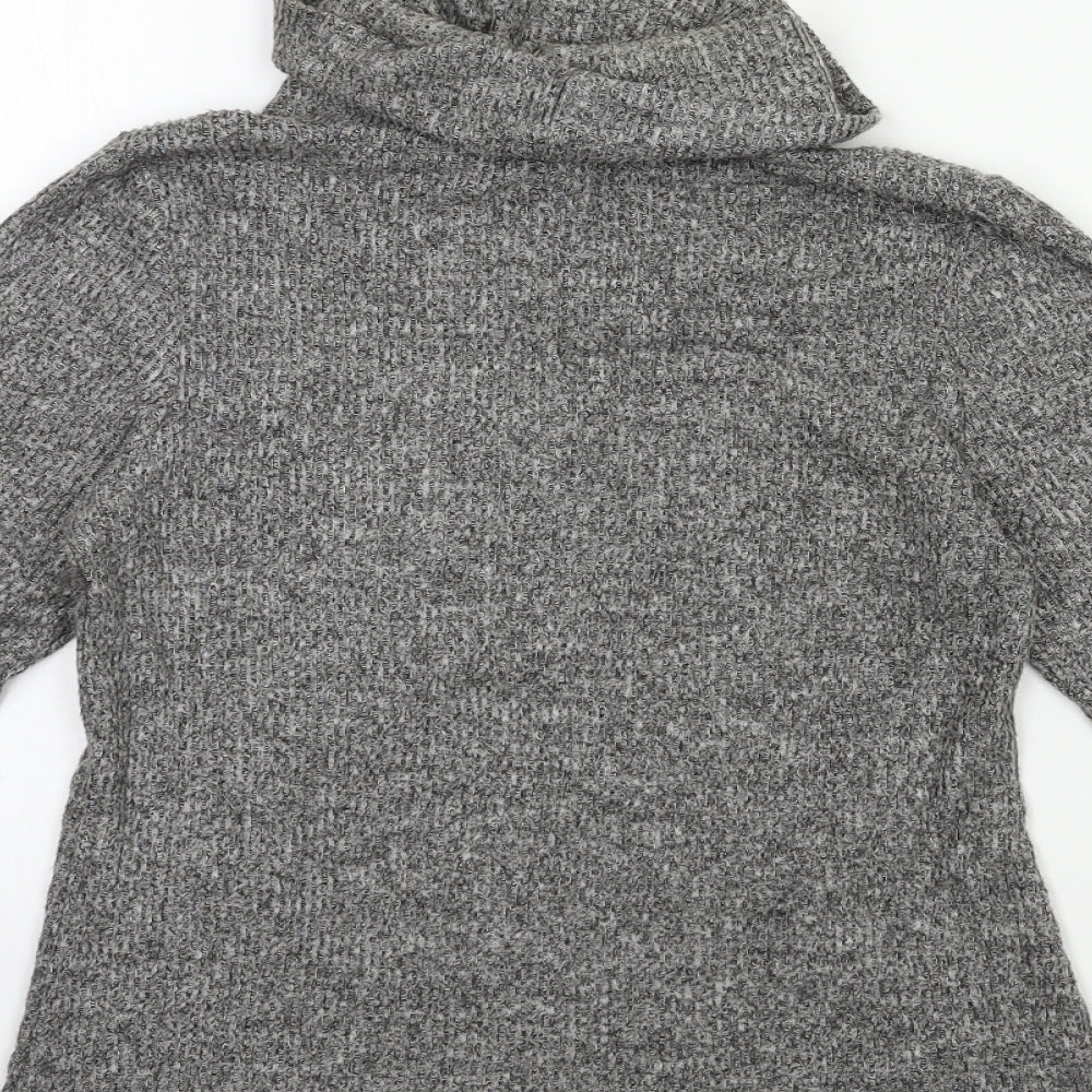 Ambiance Womens Grey Knit Pullover Jumper Size M