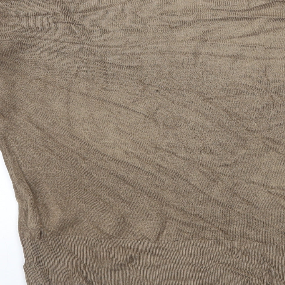 Preworn Womens Brown Knit Pullover Jumper Size L