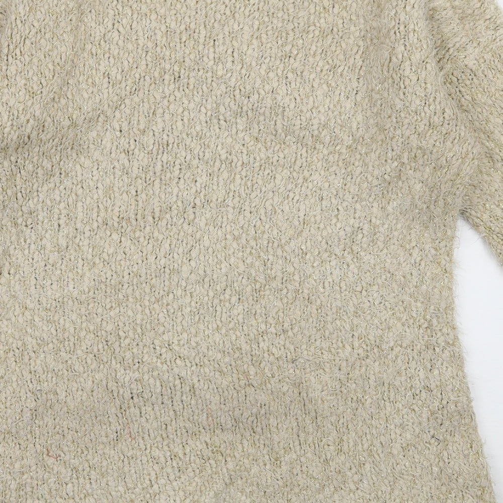 F&F Womens Ivory Knit Pullover Jumper Size 10