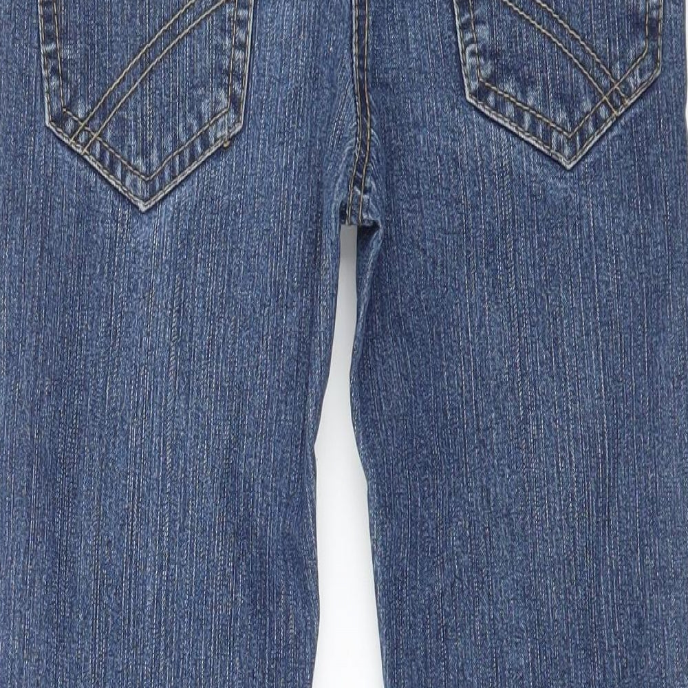 Here + There Girls Blue Denim Straight Jeans Size 9 Years