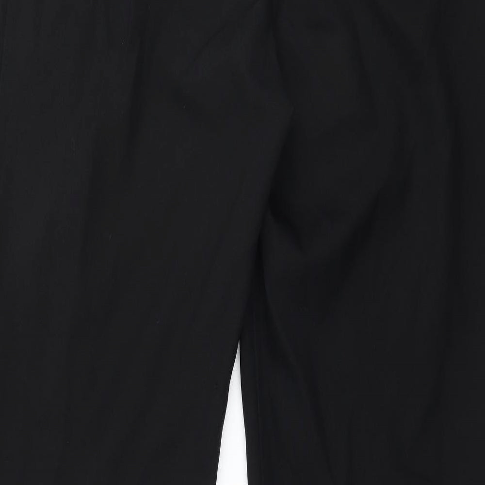 Evie Womens Black Trousers Size 12 L32 in