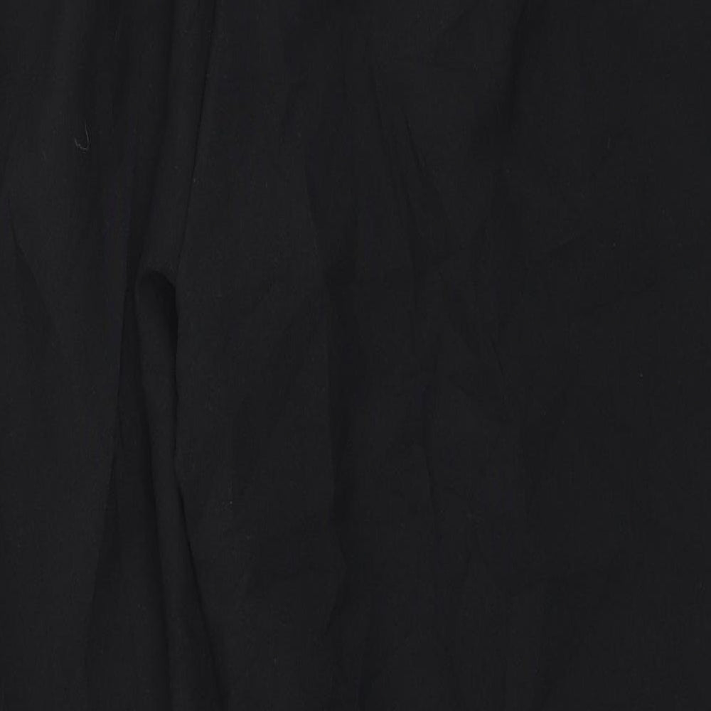 Mia Moda Womens Black Trousers Size 34 in L28 in