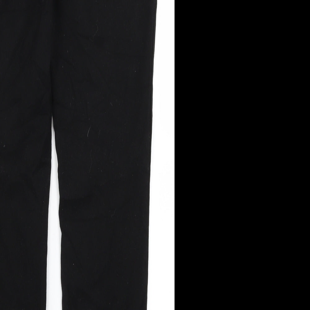 H&M Womens Black Trousers Size 8 L26 in