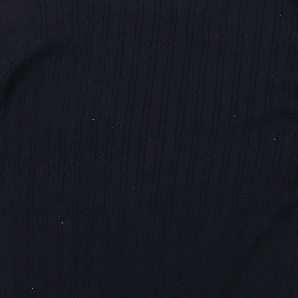 Julipa Womens Blue Knit Pullover Jumper Size 12