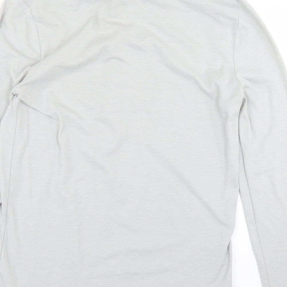 River Island Mens Grey Button-Up Size M