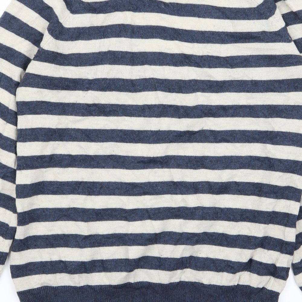 Dorothy Perkins Womens Multicoloured Striped Pullover Jumper Size 10
