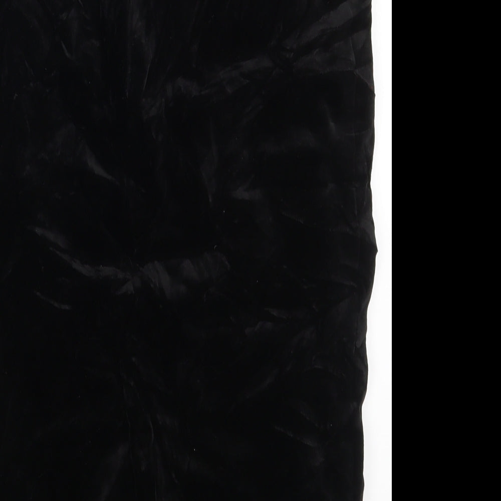 Preworn Womens Black A-Line Skirt One Size - Waist 20in