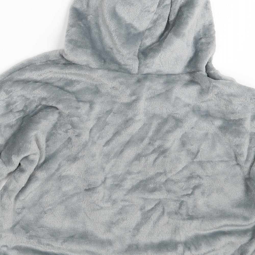 Preworn Womens Silver Pullover Hoodie Size M