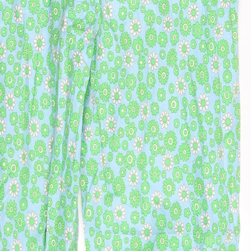 Whispers Womens Multicoloured Floral Sweatpants Trousers Size L L27 in
