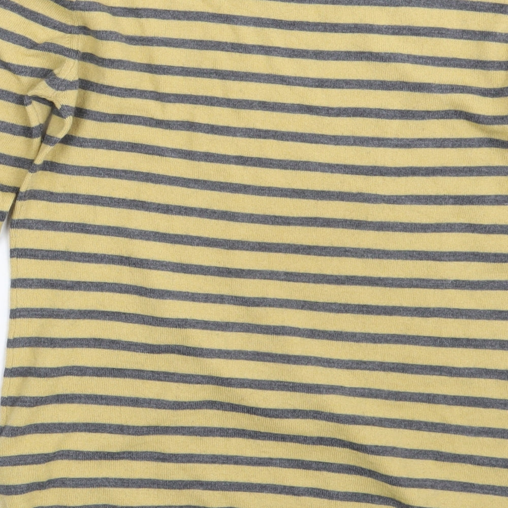 DAY Womens Multicoloured Striped Pullover Sweatshirt Size S