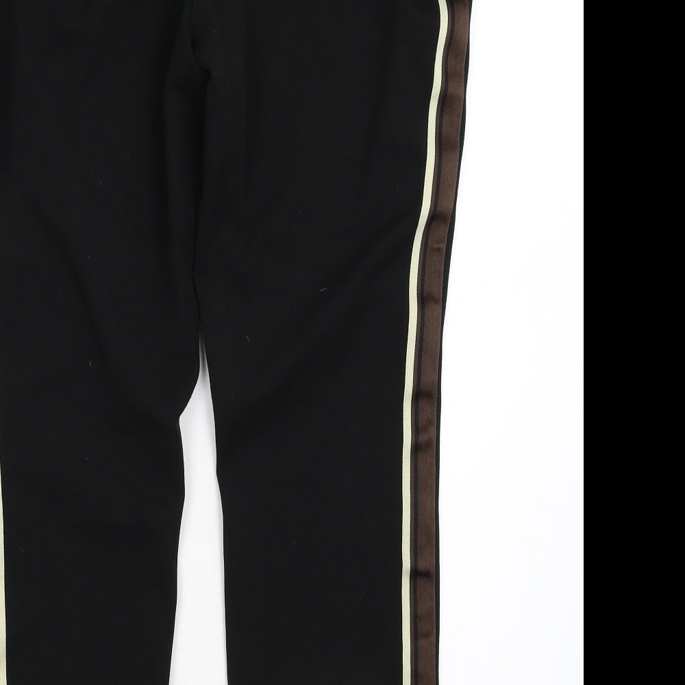 H&M Womens Black Trousers Size 14 L29 in