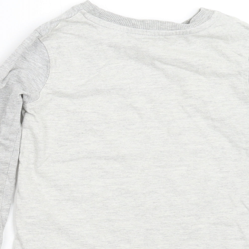 George Boys Grey Basic T-Shirt Size 2-3 Years