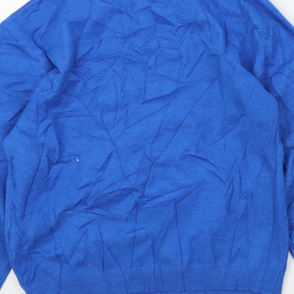 Zaful Womens Blue Pullover Jumper Size M
