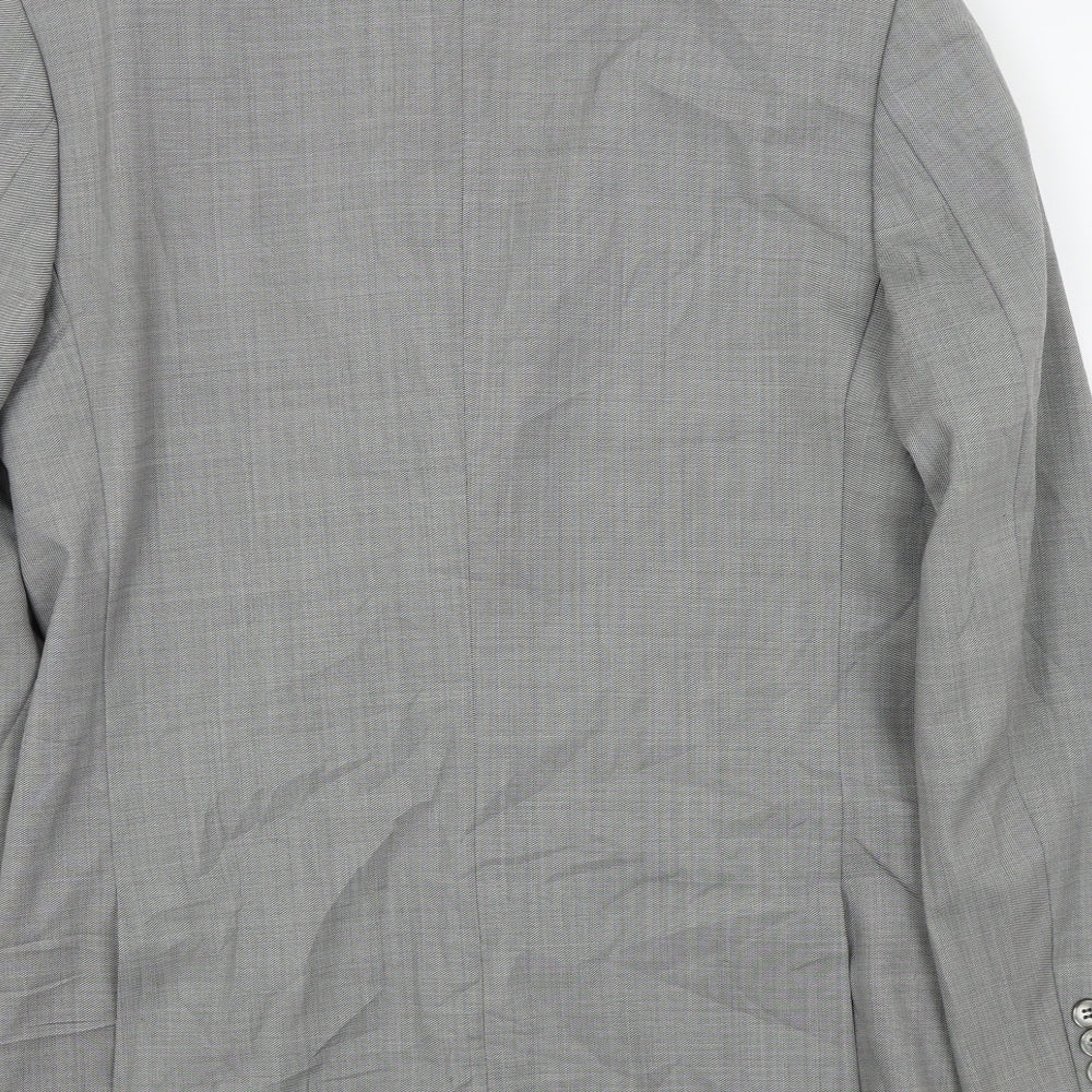 River Island Mens Grey Jacket Suit Jacket Size 40