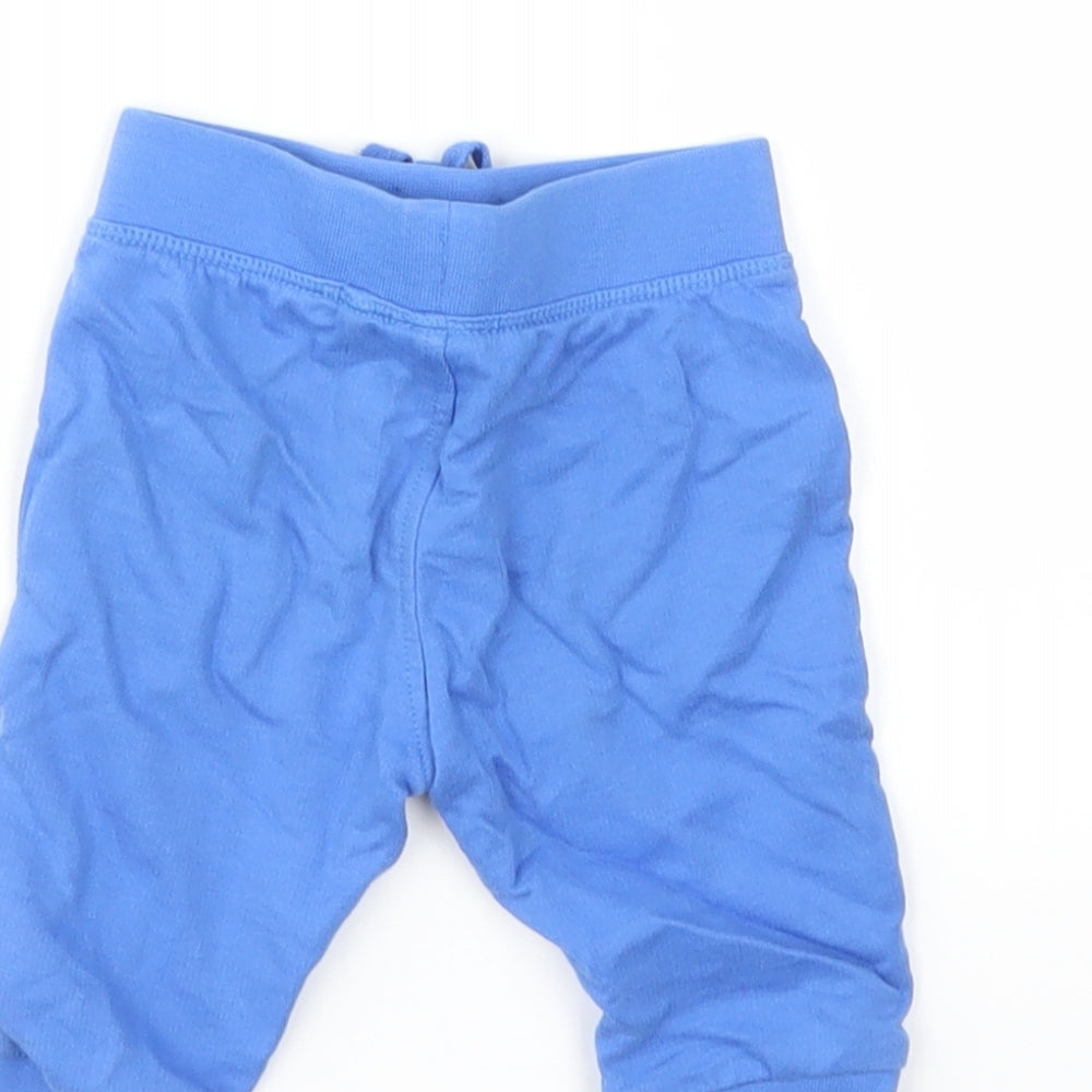TU Boys Blue Jogger Leggings Size 3-6 Months
