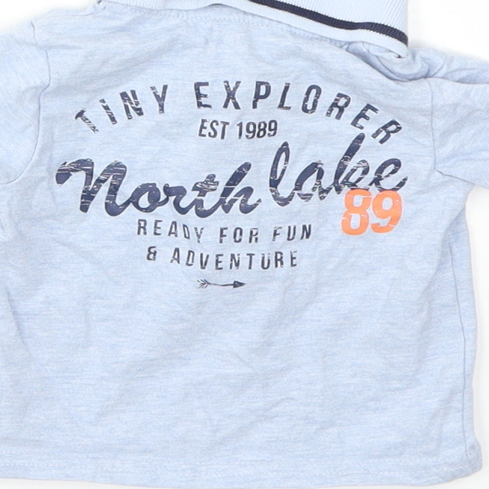 George Boys Blue Basic T-Shirt Size 3-6 Months