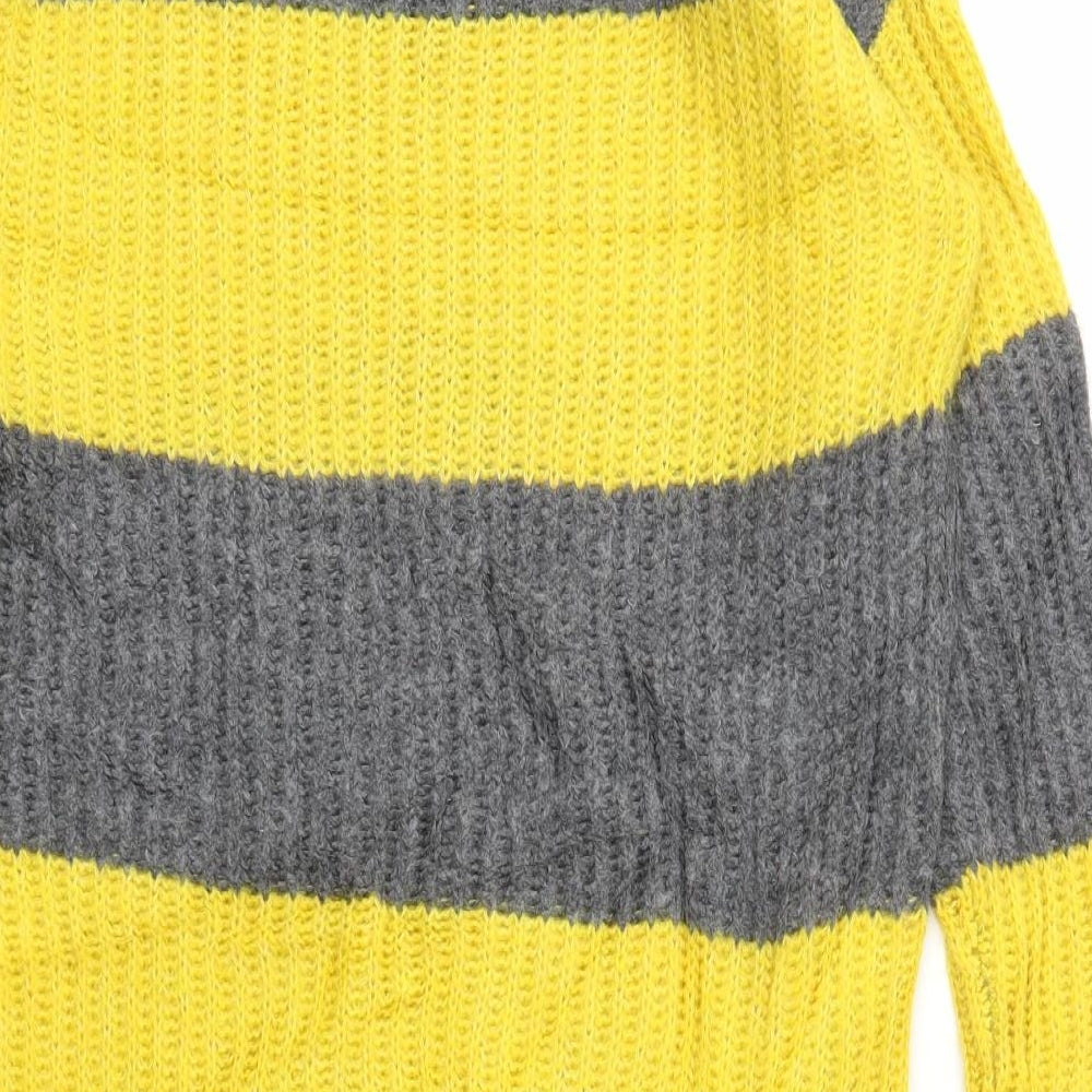 TU Womens Multicoloured Striped Pullover Jumper Size 10